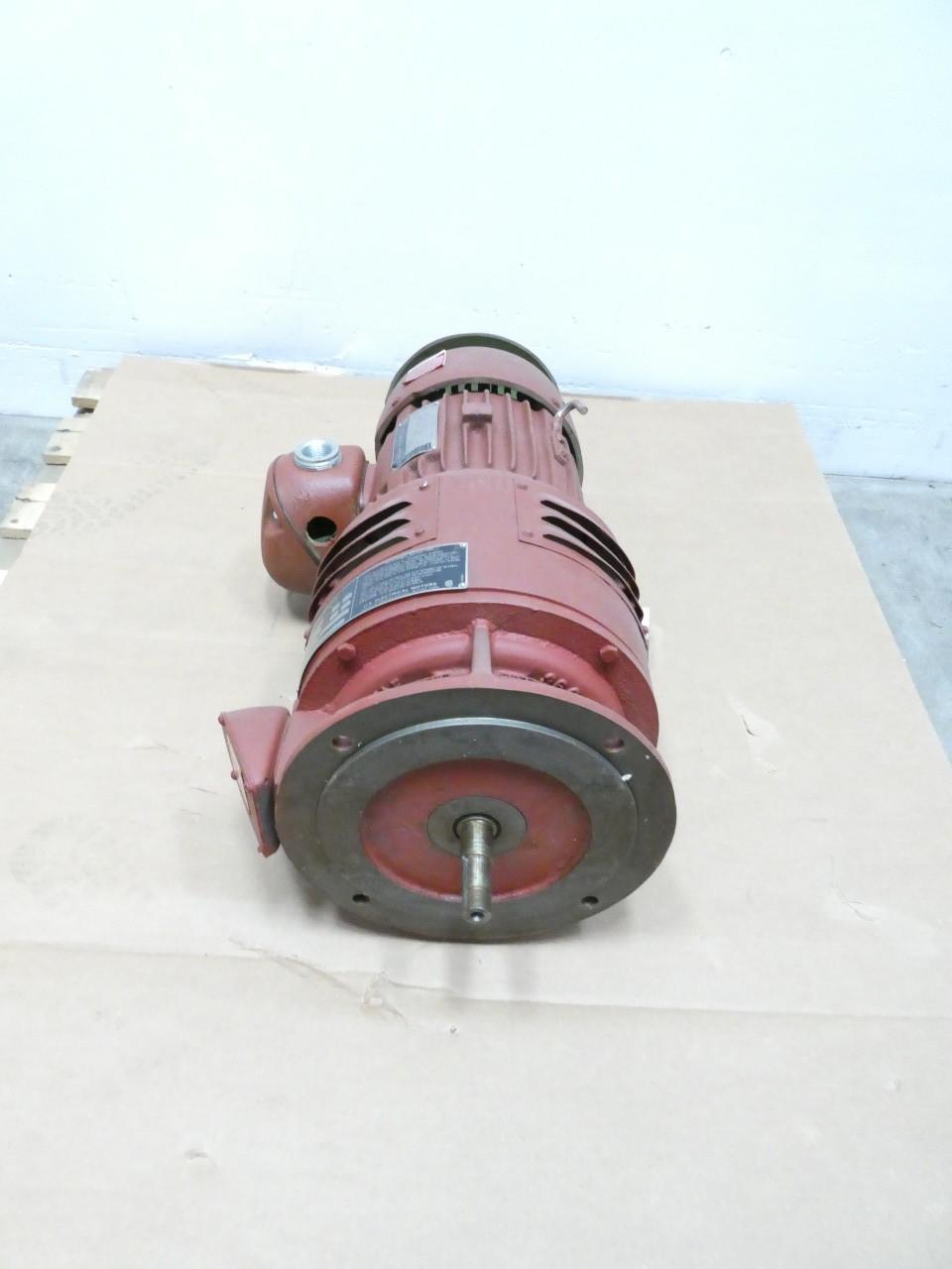 US MOTORS EDVO V195R148-2 AC MOTOR 182TDV 3PH 1HP 1740RPM 230/460V-AC