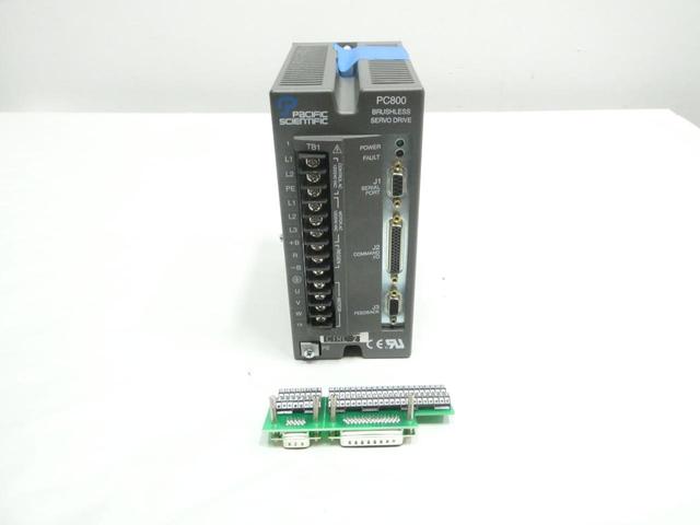 PACIFIC SCIENTIFIC PC833-001-T PC800 BRUSHLESS SERVO DRIVE 120/240V-AC 1PH