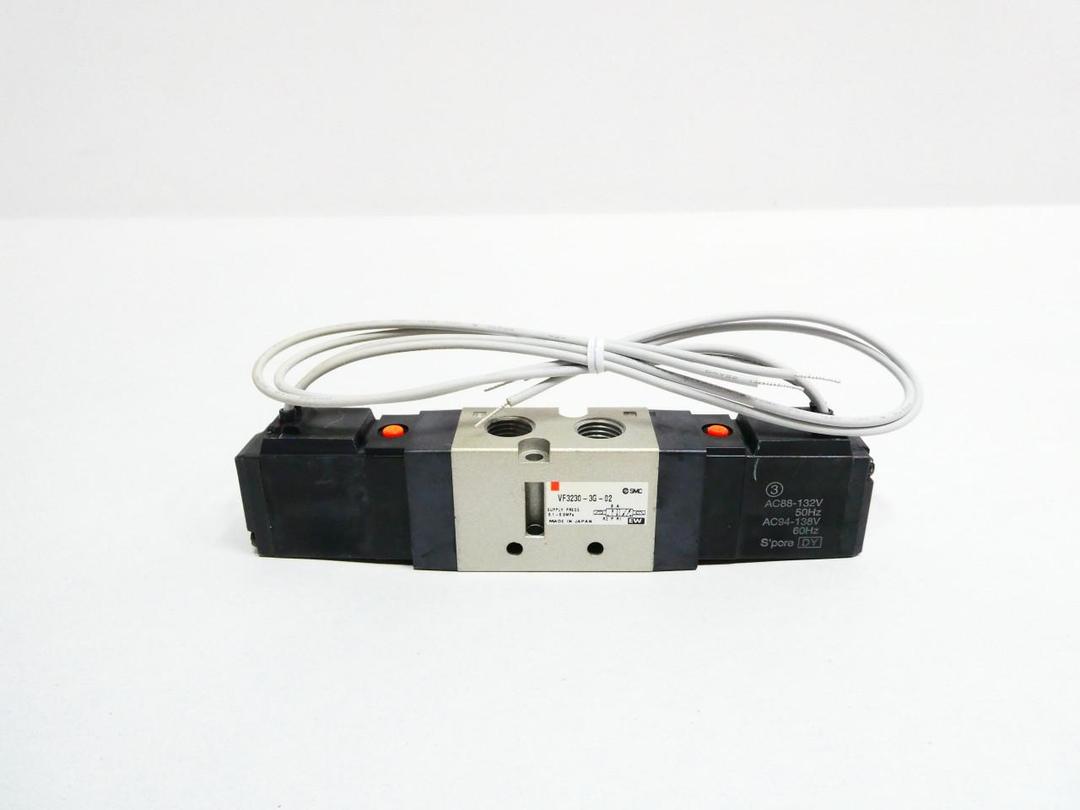 SMC VF3230-3G-02 PNEUMATIC SOLENOID VALVE 94-138V-AC 1/4IN NPT 0.9MPA