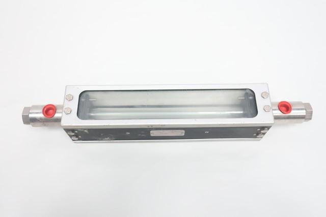 BROOKS INSTRUMENT 1110-08H2B1A VARIABLE AREA FLOW METER 0-0.6GPM 1/2IN NPT