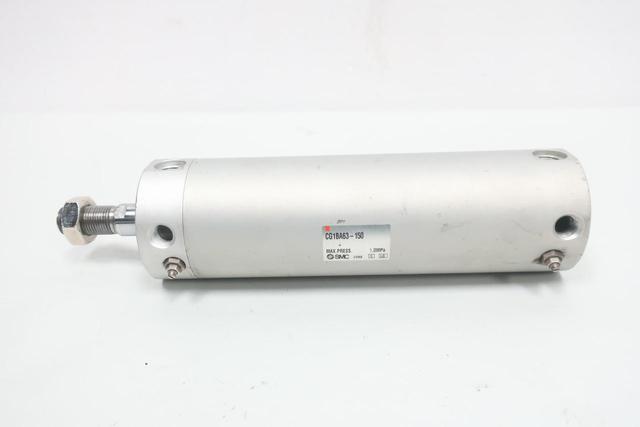 SMC CG1BA63-150 DOUBLE ACTING PNEUMATIC CYLINDER 63MM X 150MM 1MPA