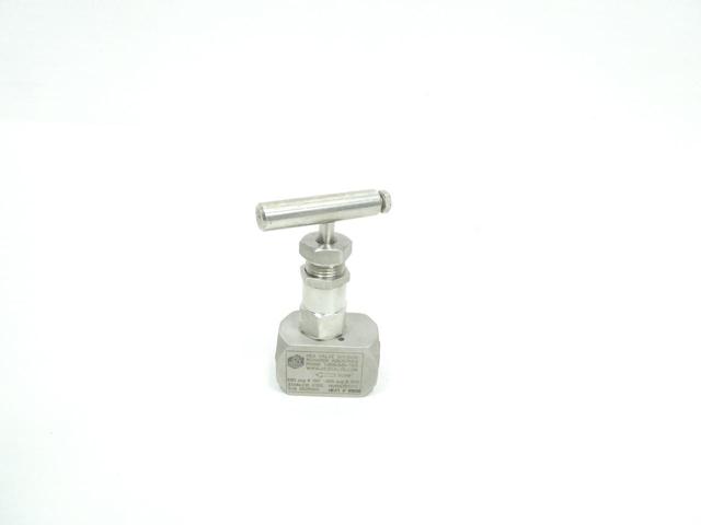 HEX VALVE HN491U1311412 MANUAL STAINLESS NEEDLE VALVE 6980PSI 1/4IN NPT