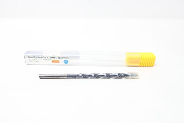 SANDVIK COROMANT 861.1-0600-072A1-GM GC34 CORODRILL CARBIDE DRILL BIT 6MM