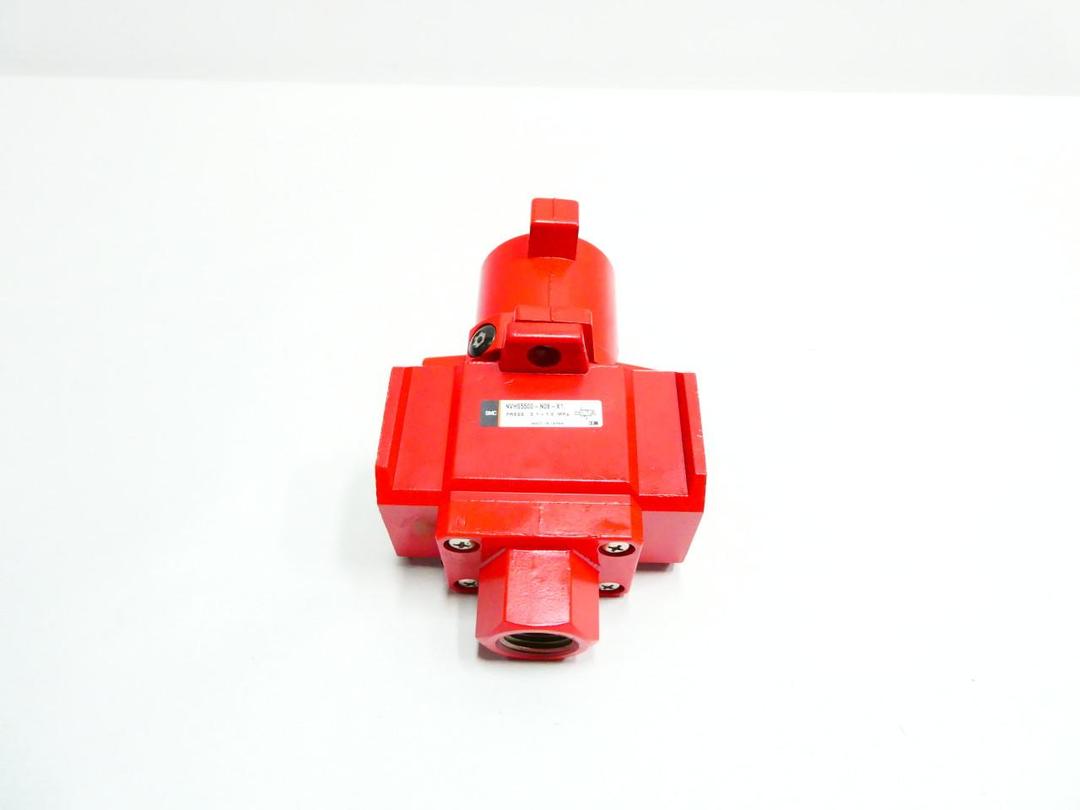 SMC NVHS5500-N06-X1 PNEUMATIC LOCKOUT VALVE 1/2IN X 3/4IN NPT 1.0MPA