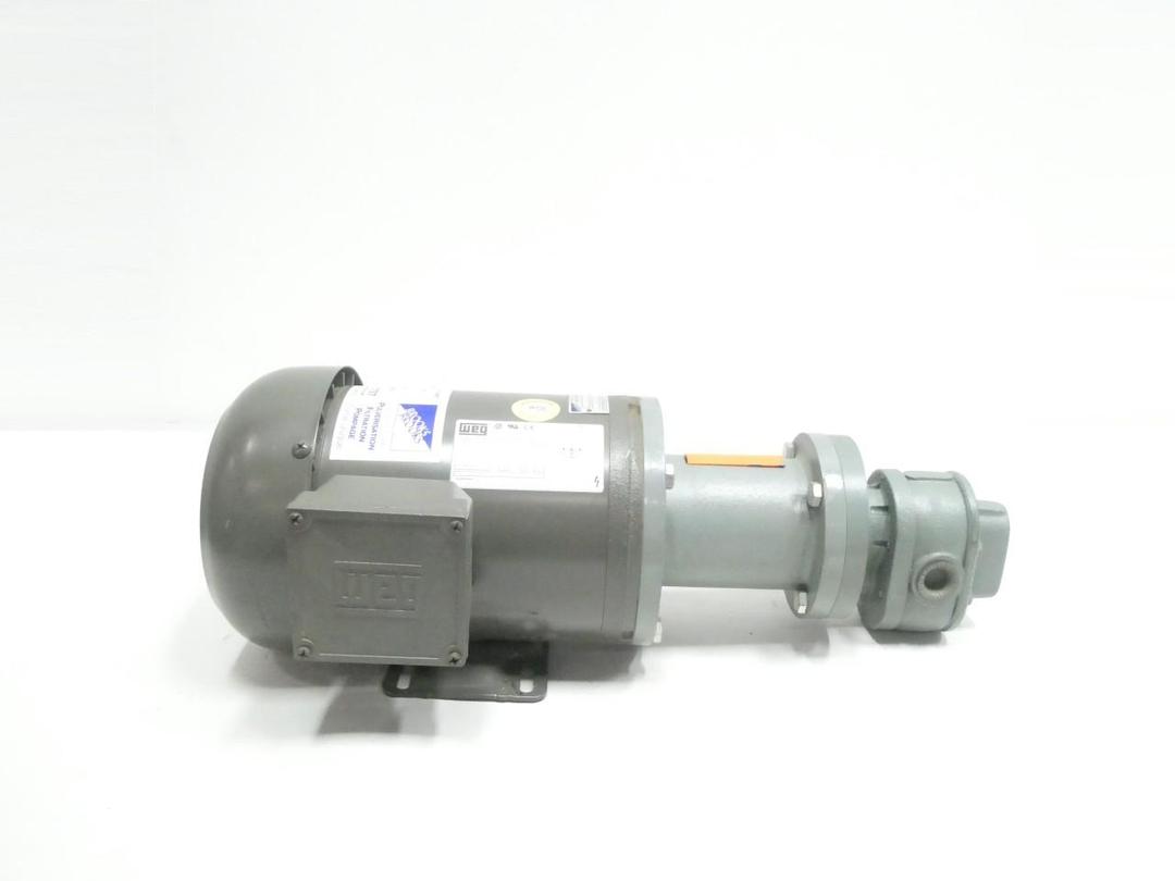 BROWN & SHARPE BSM NO 2 IRON GEAR PUMP 1/2IN NPT 3/4HP 575V-AC