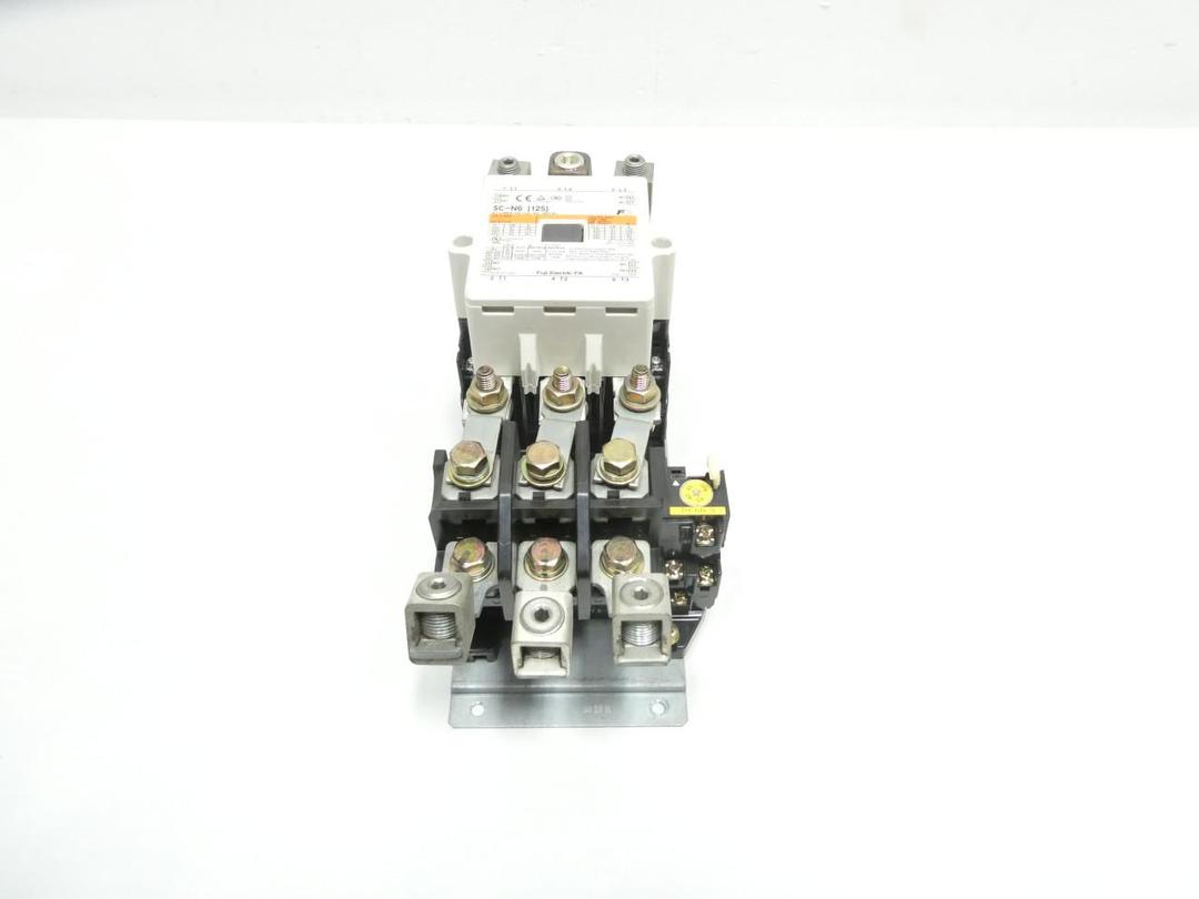 FUJI SC-N6 MOTOR STARTER 120V-AC 120V-DC 75HP