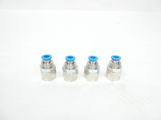 BOX OF 4 FESTO E-G1/4-1/4NPT PIPE NIPPLE 1/4IN