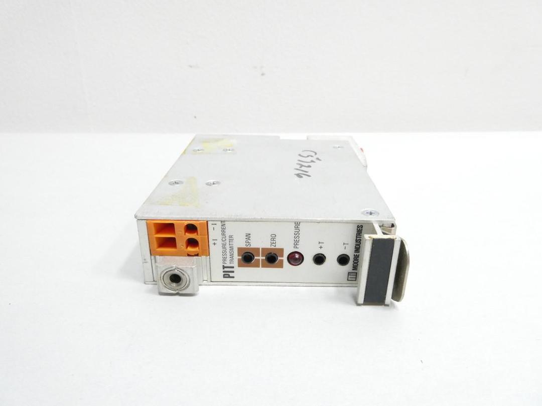 MOORE INDUSTRIES PIT/3-15PSIG/4-20MA/12-42DC-FA3 PRESSURE/CURRENT TRANSMITTER