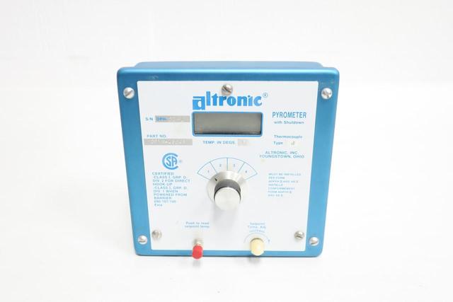 ALTRONIC DPYH-4304F TYPE J THERMOCOUPLE PYROMETER W/ SHUTDOWN