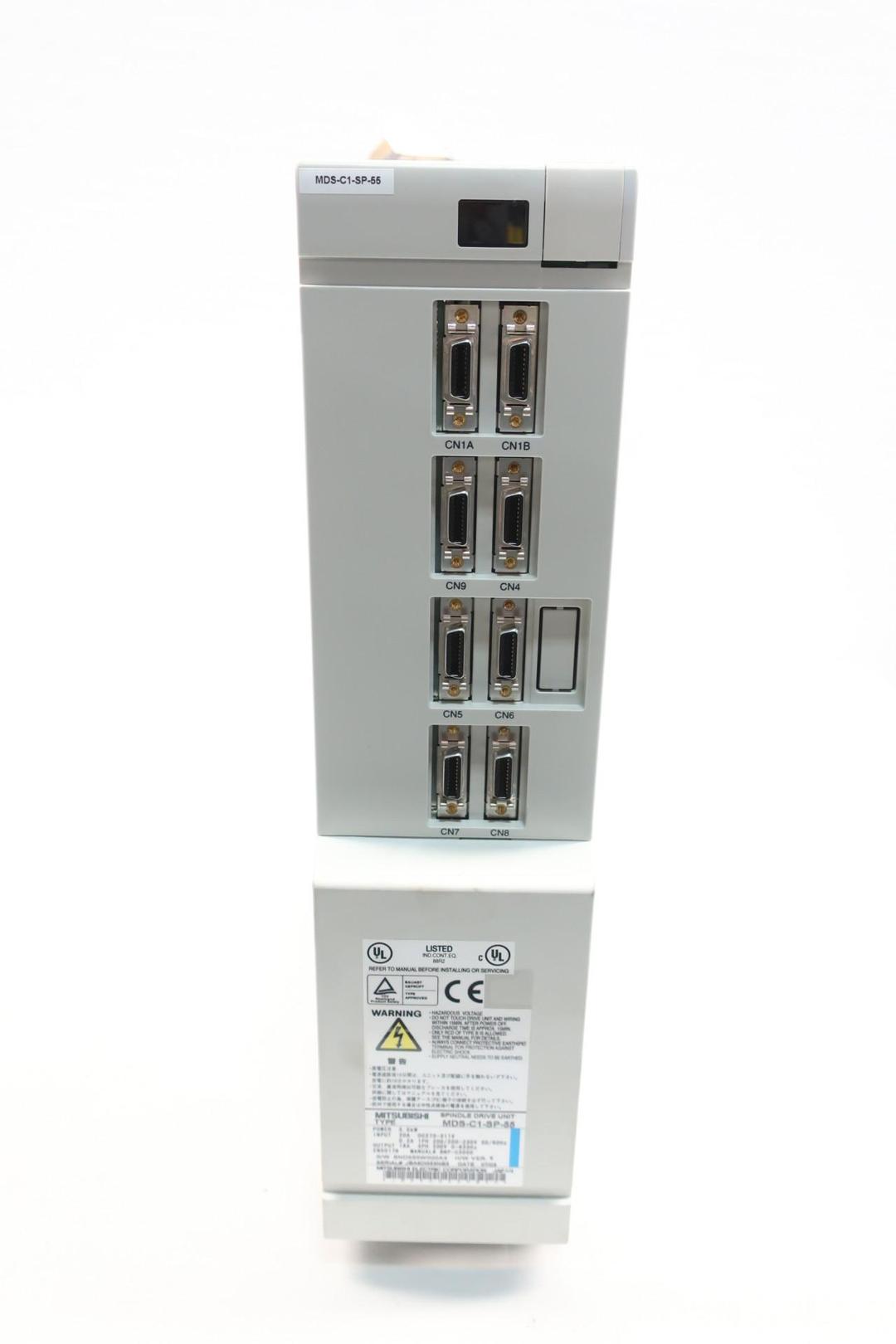 MITSUBISHI MDS-C1-SP-55 SERVO DRIVE 200-230V-AC 200V-AC 3PH 5.5KW