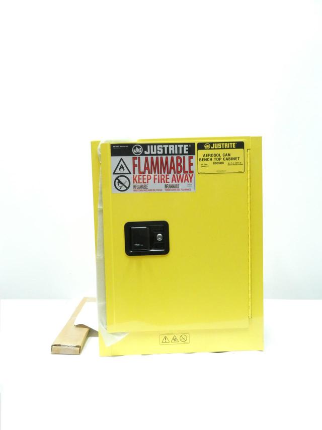 JUSTRITE 890500 AEROSOL CAN BENCH TOP CABINET 24CAN