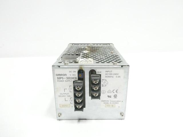 OMRON S8PS-30024CD AC TO DC POWER SUPPLY 100-240V-AC 14A AMP 24V-DC