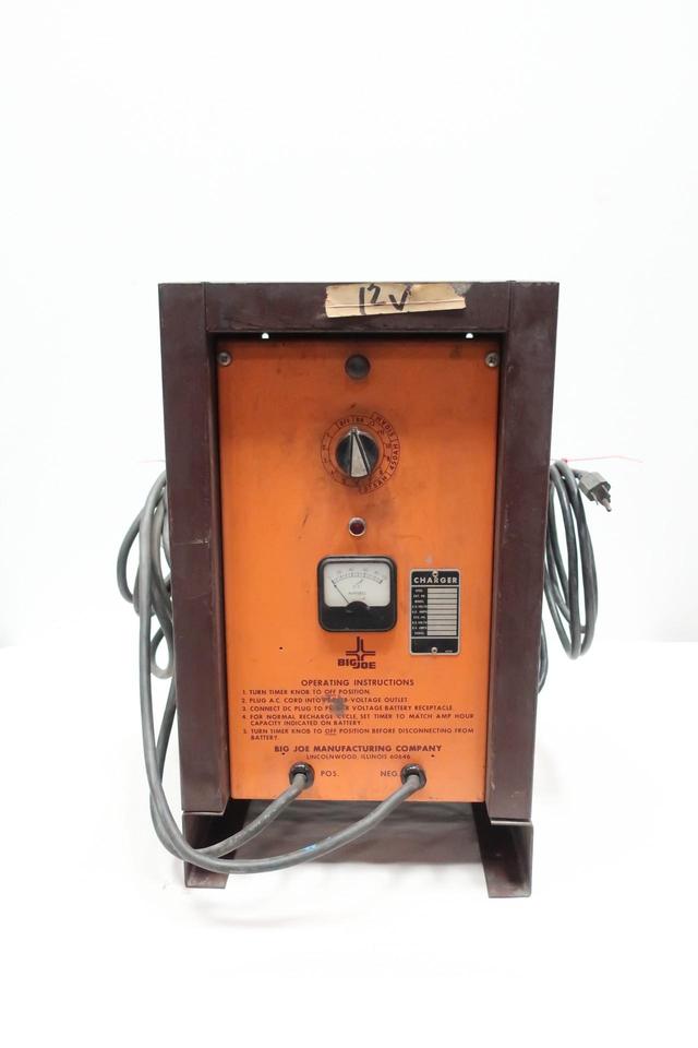 BIG JOE 12-75 BATTERY CHARGER 120/240V-AC 12V-DC 75A AMP