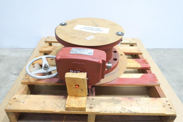 PRATT 101FF-0255-BPLHP2 MANUAL IRON FLANGED BUTTERFLY VALVE 10IN 150