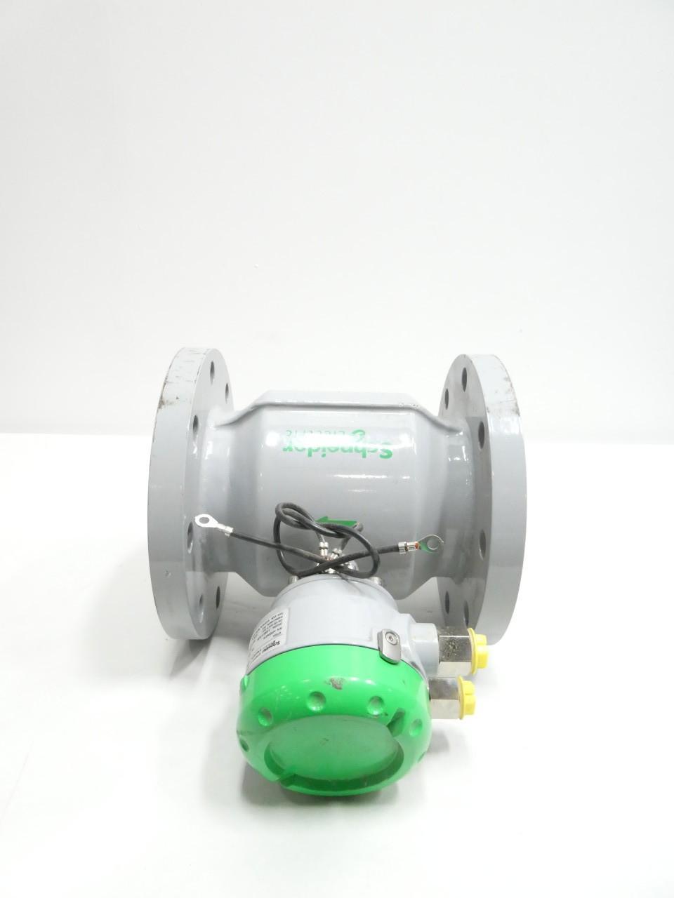 SCHNEIDER 9700A MAGNETIC FLOW METER FLOWTUBE 4IN 150