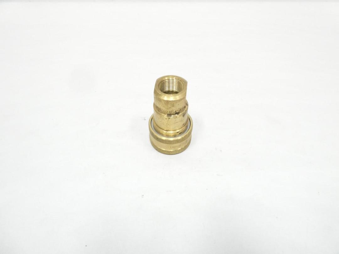 PARKER BH6-60 BRASS QUICK DISCONNECT COUPLING 3/4IN