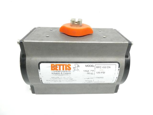 BETTIS RPC-450-DA PNEUMATIC VALVE ACTUATOR 120PSI