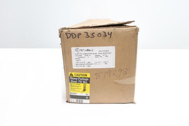 SPARKS DDP35034/50 MOTORIZED CONVEYOR ROLLER 104FPM 29IN 5.38IN 1-1/2HP
