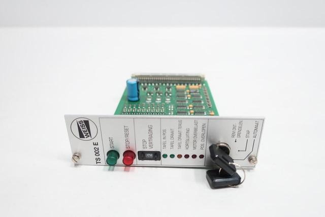 WEISS TS002E CONTROLLER MODULE