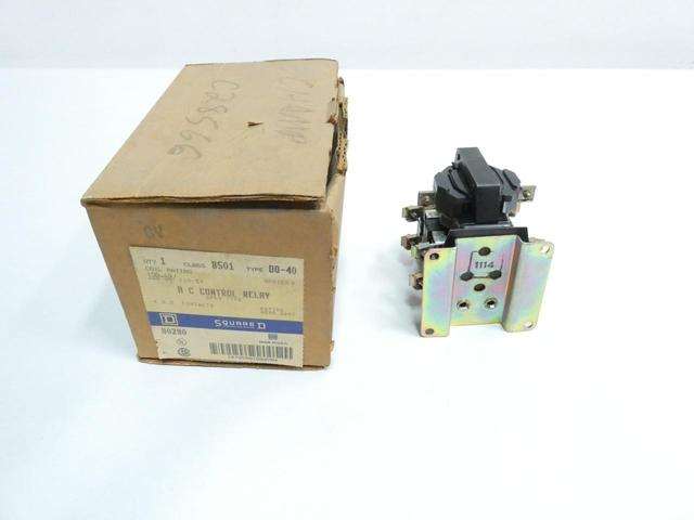 SQUARE D 8501D04 CONTROL RELAY 120V-AC