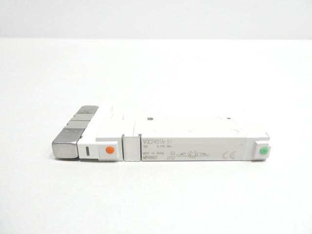 SMC VQC2401N-51 PNEUMATIC SOLENOID VALVE 24V-DC 0.7MPA