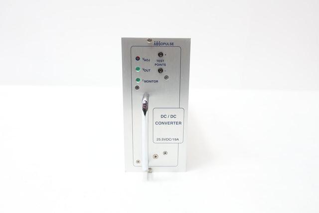 ABSOPULSE BAP419-Q6804 SWITCHING POWER SUPPLY 105-140V-DC 25.5V-DC 19A