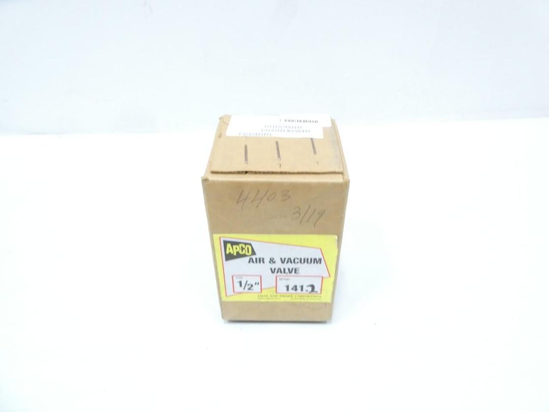 APCO 141.2 NO 1 AIR VACUUM VALVE 1/2IN NPT