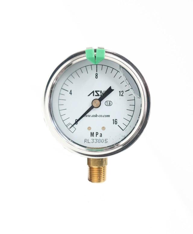 ASK OPG-AT-R1/4-60X PRESSURE GAUGE 2.5IN 1/4IN NPT 0-16MPA