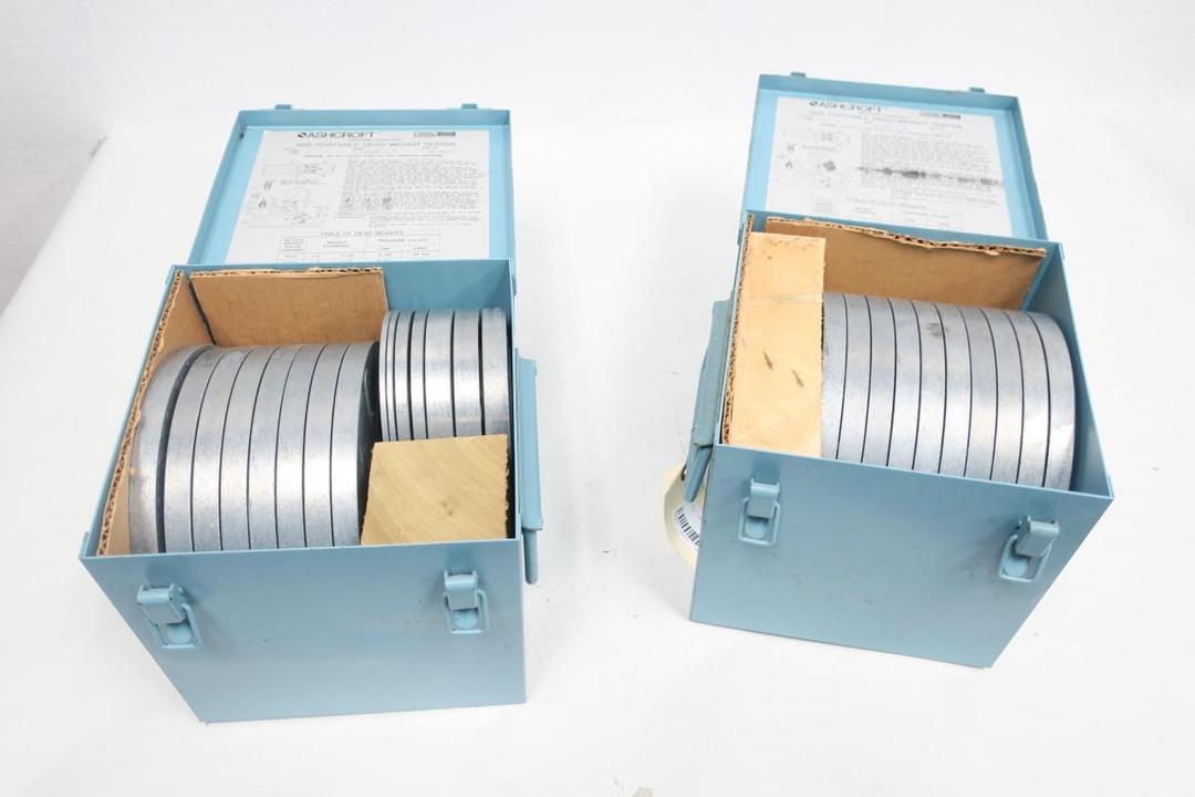 ASHCROFT 1305-D PORTABLE DEAD WEIGHT TESTER WEIGHT SET