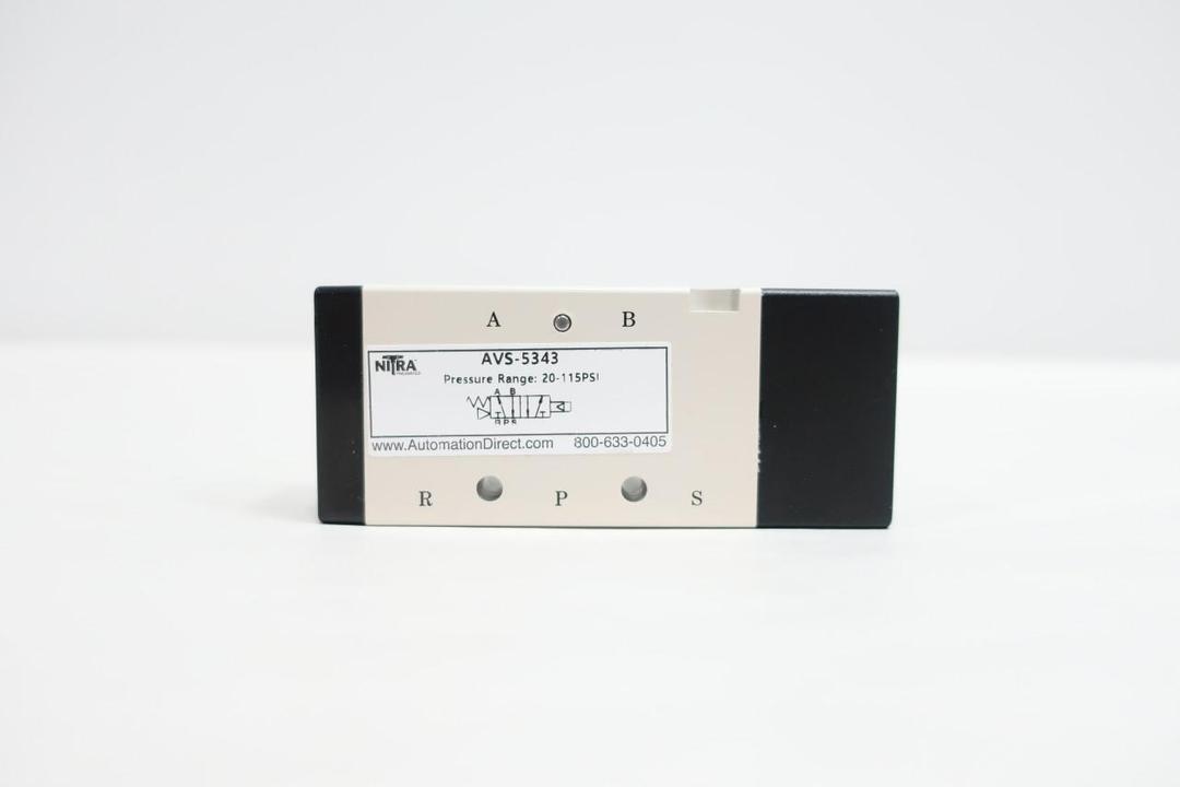 NITRA AVS-5343 PNEUMATIC PILOT VALVE 3/8IN NPT 115PSI