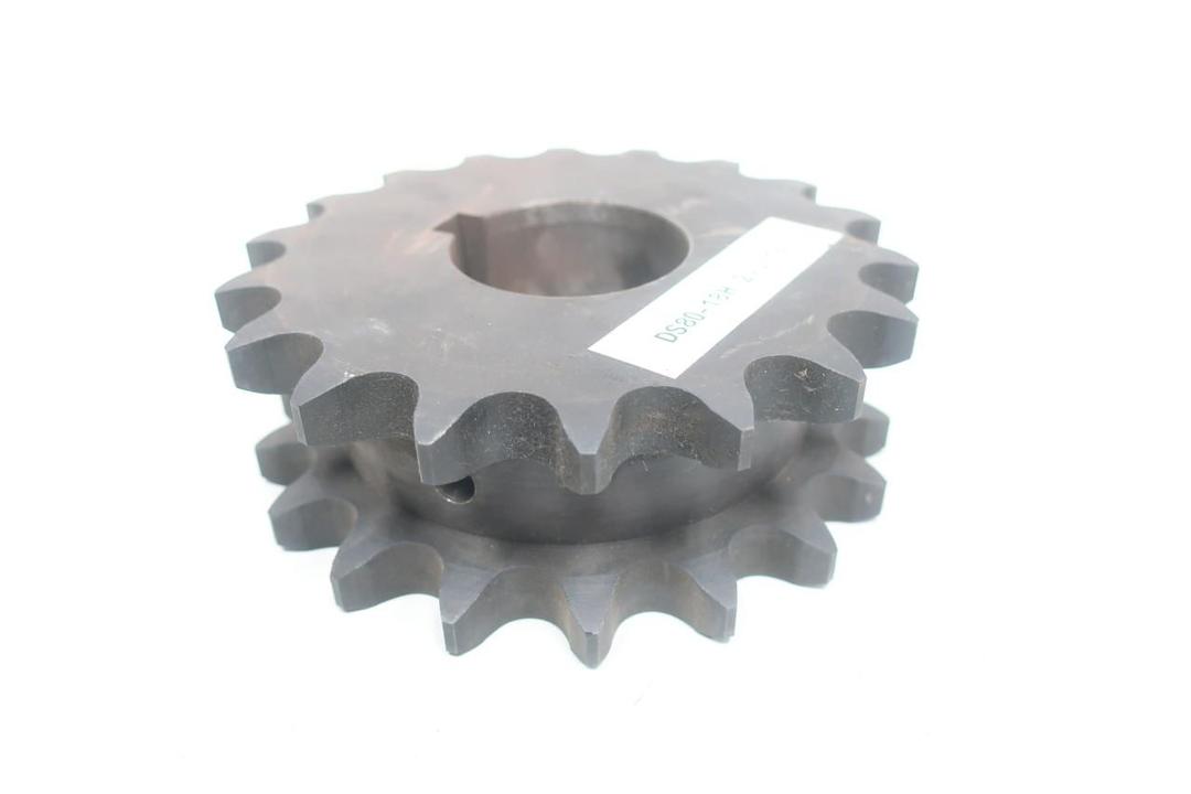 DS80A18H DOUBLE ROLLER CHAIN SPROCKET 56MM BORE 18T 1IN PITCH
