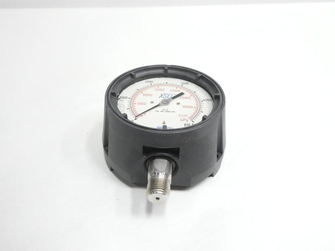 WIKA 9838201-0001 PRESSURE GAUGE 4-1/2IN 1/2IN NPT 0-5000PSI