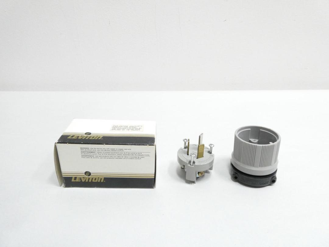 LEVITON 9151-N PLUG 3P 3W 20A AMP 125/250V-AC