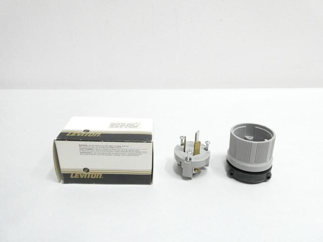 LEVITON 9151-N PLUG 3P 3W 20A AMP 125/250V-AC