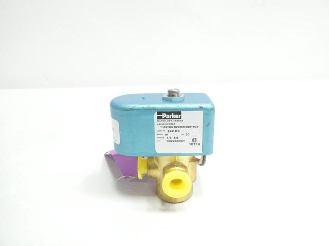 PARKER 7133TBN2NV00M2G011C2 MAGNELATCH SOLENOID VALVE 24V-DC 1/8IN 30PSI NPT