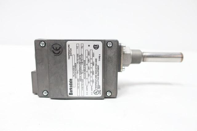 BARKSDALE ML1H-H351S TEMPERATURE SWITCH -100-400F 125/250/480V-AC