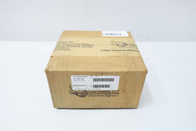 3D INSTRUMENTS 25504-29B71 PRESSURE GAUGE 4-1/2IN 0-1000PSI 1/4IN NPT