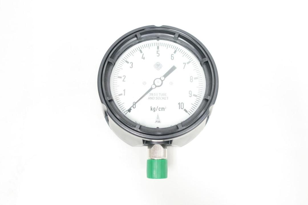 MCDANIEL CONTROLS MPB/SC AB11210 PRESSURE GAUGE 4-1/2IN 0-10KG/CM2 1/2IN NPT