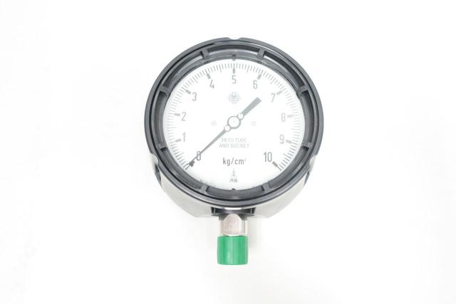 MCDANIEL CONTROLS MPB/SC AB11210 PRESSURE GAUGE 4-1/2IN 0-10KG/CM2 1/2IN NPT