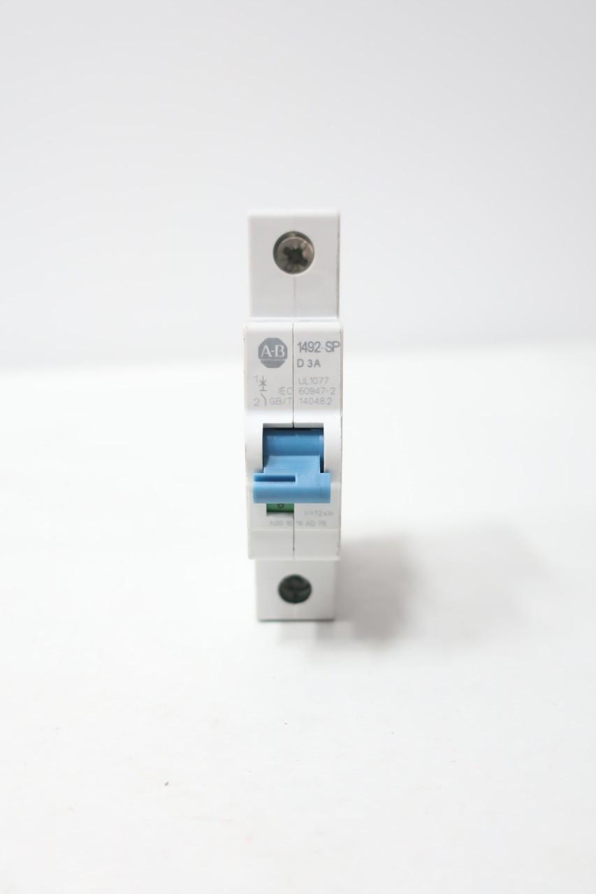 ALLEN BRADLEY 1492-SPM1D030 CIRCUIT BREAKER 1P 3A AMP 277V-AC 48V-DC