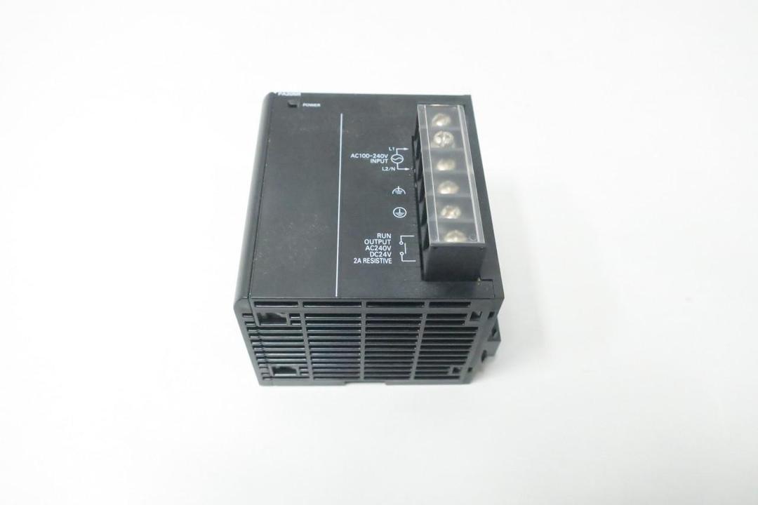 OMRON CJ1W-PA205R POWER SUPPLY 100-240V-AC 2A AMP 24V-DC 100VA