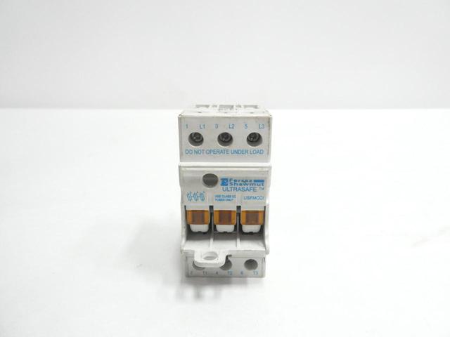 FERRAZ SHAWMUT USFMCCI ULTRASAFE FUSE HOLDER 3P 30A AMP 600V-AC
