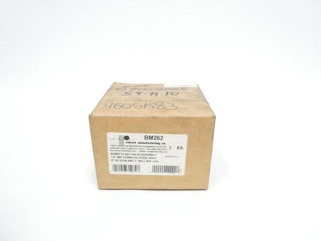 ROBERT MFG BM262 BOBBY FLOAT VALVE ASSEMBLY 1/4IN