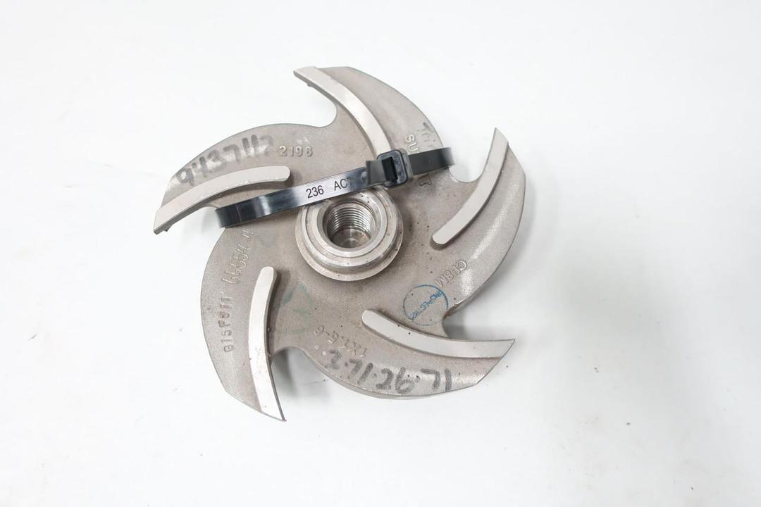 SUMMIT 2196 1X1.5-6 CF8M STAINLESS 5-VANE IMPELLER 5-1/2IN OD FOR GOULDS 3196