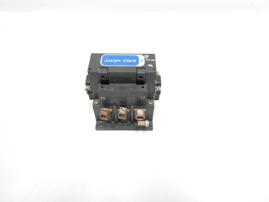 JOSLYN CLARK 5DP7-7140-11 DEFINITE PURPOSE CONTACTOR 120V-AC 500V-DC 75A AMP