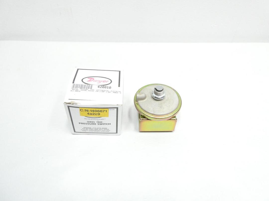 DWYER 1823-1 PRESSURE SWITCH 1/8IN 10PSI 125/250/480V-AC
