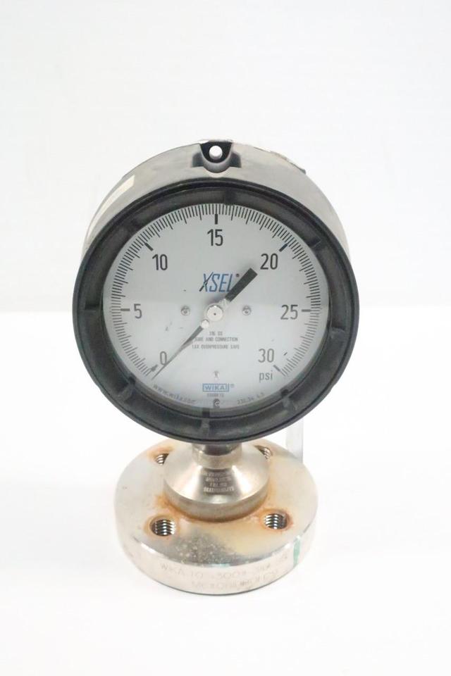 WIKA 8100BKYO PRESSURE GAUGE 4-1/2IN 0-30PSI