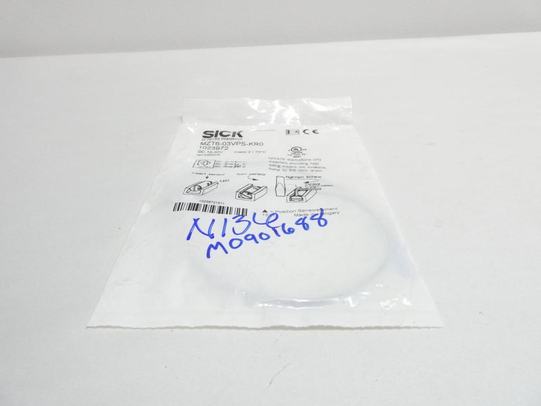 SICK MZT6-03VPS-KR0 1023972 CYLINDER SENSOR 10-30V-DC