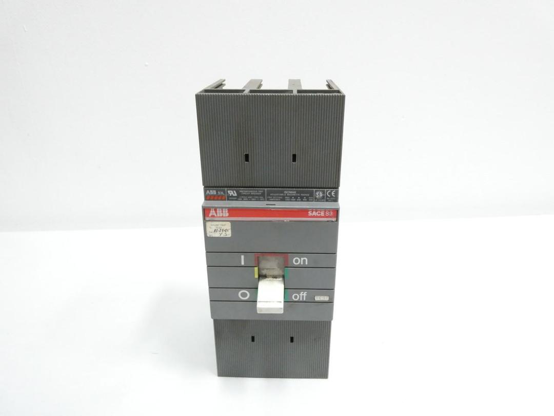 ABB S3L SACE S3 MOLDED CASE CIRCUIT BREAKER 3P 100A AMP 600V-AC/DC