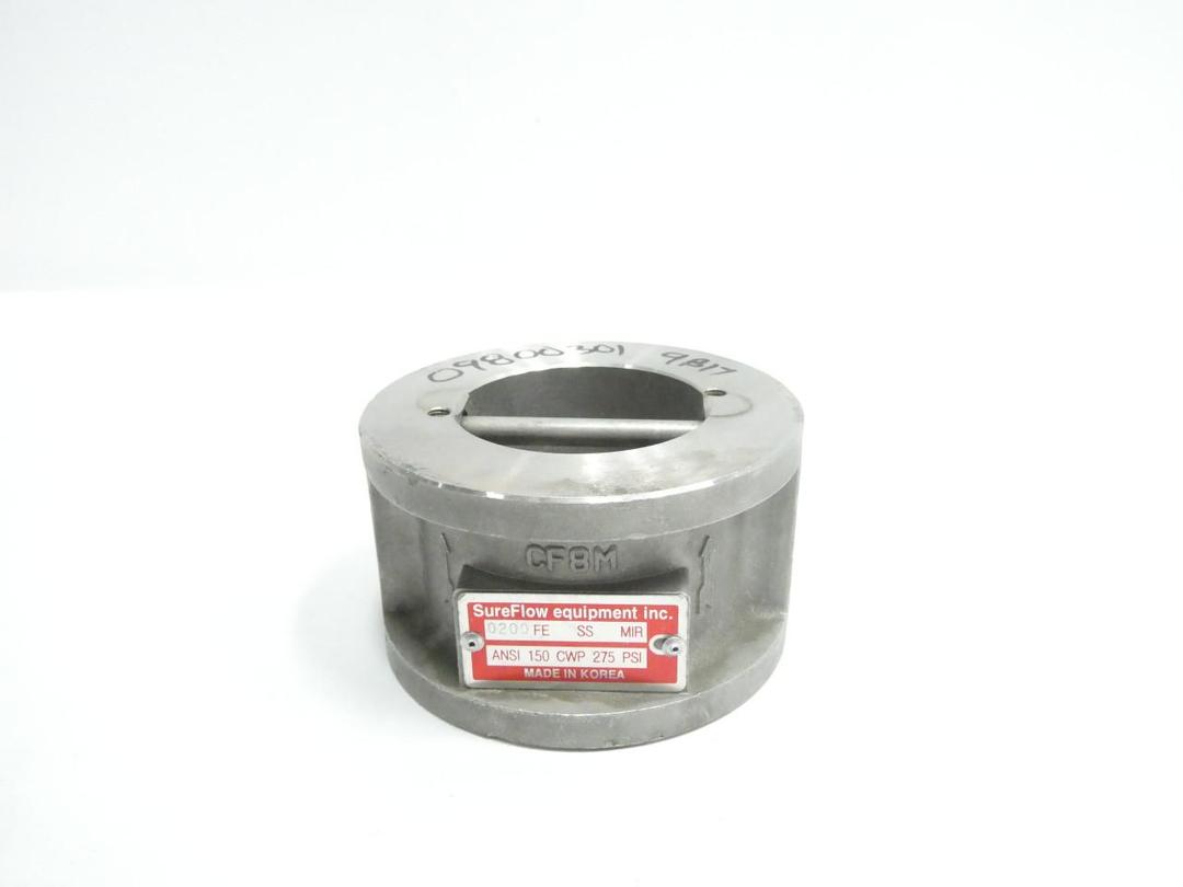 SUREFLOW 0200FE STAINLESS WAFER CHECK VALVE 150 2IN 